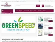 Tablet Screenshot of microvezelshop.nl